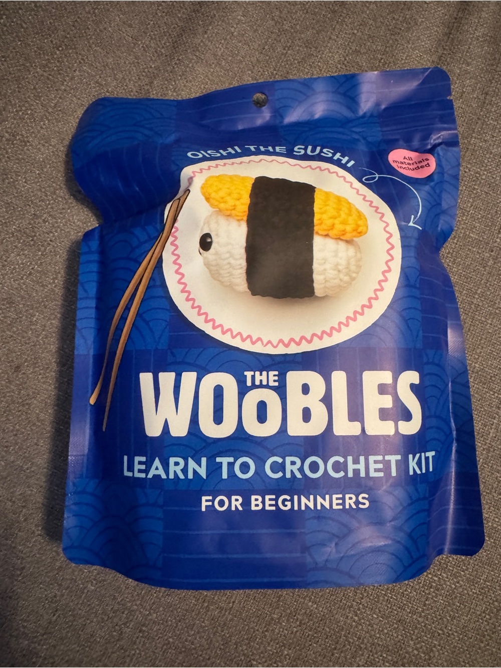 The Woobles "Oishi the Sushi" Crochet Kit